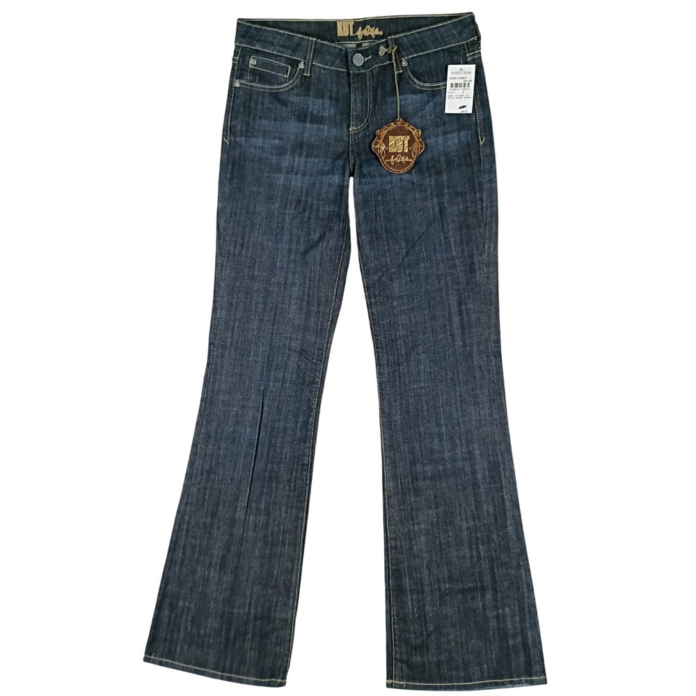 Kut from the Kloth Splendid Bootcut Jean Women 6 31X34 Dark Wash Stretch Studded